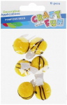 Dekoratiivsed pom-poms "bituid" 6 tk. Meisterdage l&otilde;busalt