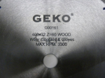 Geko ketassaag puidule 400x32mm, 60 hammast