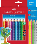 Faber-castell Grip 2001 v&auml;rvipliiatsid, 24 tk.