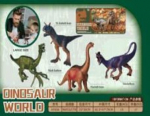 Dinosauruste figuurid - 3 tk. komplekt lastele