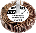 Grafiitketta lihvketas 60x15x6 mm, P60