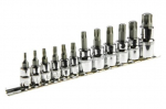 12 tk. Torx pesa otsikud 1/4", 3/8", 1/2" komplekt