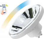 Smart Led pirn Ar111 Gu10 10w 1050lm Wi-fi Cct