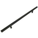 4 x m&ouml;&ouml;blikinniti Reling 192 mm, must
