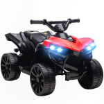 Laste elektriline ATV, 70x42x45 cm, punane, metall plast