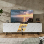 TV laud, 220 &times; 35 &times; 65 cm, valge