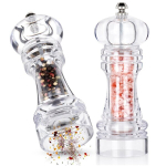 Pipar- ja soolaveski akr&uuml;&uuml;l 16 cm 2 tk l&auml;bipaistev Orion