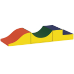 Ronimis- ja roomamiskomplekt, 141x45.7x20.3 cm, kollane, vaht