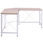 L-kujuline nurgalaud 150x150x76 cm, MDF, naturaalne v&auml;rv