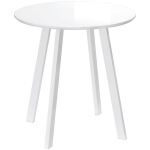 &Uuml;mmargune s&ouml;&ouml;gilaud 72x72x75 cm, valge, nurga all jalgadega