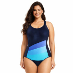 Ujumistrikoo naistele tummy control Saitdress, sinine, S