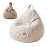 Tumba-kott Mark Adler Comfy 1.0 Beige &ndash; beež, velvetist, pehme kott-tool