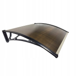 Uksekate Metal-gum, 120x80 cm, pruun/must