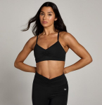 MyProtein Tempo Ruched Front spordirinnahoidja Suurus S Must, S