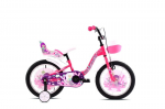 Laste jalgratas Capriolo Adria Fantasy, 16", roosa/lilla