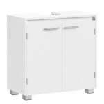 Valamu all kapp 60x30x60 cm valge MDF