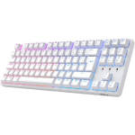 Mehaaniline m&auml;ngude TKL Hot Swap klaviatuur CIY valge AZERTY