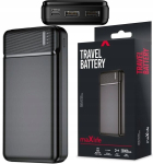 Akupank V&auml;line aku 20000 mAh 2 x USB 5 V telefonide laadimiseks, I&scaron;orinė baterija 20000 mAh 2 x USB 5 V telefonų įkrovimui