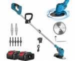 V&otilde;imas akuga trimmer Zidpol N-38, 2x 128V akut, laadija ja tarvikud.