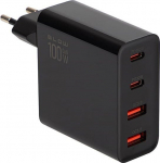 V&otilde;imas 100 W Gan laadija: 2x Usb-c Pd, 2x Usb Qc 3.0