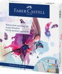 Creative Studio maalikomplekt - Faber Castell, Akvarellv&auml;rv Faber-Castell 12 v&auml;rvi 9ml + lisad