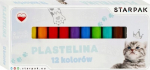 Plastiliinist 12 v&auml;rvi Cuties Cats - STARPAK