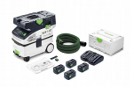 Juhtmeta tolmuimeja Festool Ctlc Midi I-plus 4x5,0ah akudega