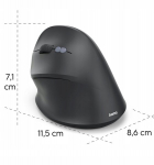 Ergonoomiline juhtmevaba hiir Hama Ewm-500 L vasakuk&auml;elistele