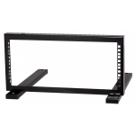 19-Tolline 4U Rack-Stend, Must Stalflexi Rack-Stend