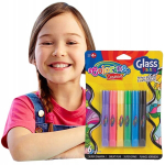 Colorino Kids vitraažv&auml;rv klaasile, 6 v&auml;rvi x 10,5ml