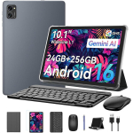 Tahvelarvuti T20 10.1" RAM 24 GB ROM 256 GB SD-2 TB, 5000 mAh, Android 16, tehisintellekt Gemini 2.0, klaviatuuri, &uuml;mbrise, pliiatsi ja hiirega.