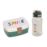 N&auml;ksikarbi ja pudeli komplekt Lassig Little Gang Smile 460 ml Tritan