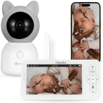 Lionel's Babyline 9.2 Ai elektrooniline lapsehoidja Full Hd kaameraga, White