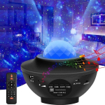 LED-t&auml;heprojektor koos k&otilde;lariga ja bluetooth-funktsiooniga RGB StarLight GOAPA, must