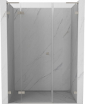 Mexen Lunar L du&scaron;iuksed, vasak 140 cm, l&auml;bipaistev, harjatud nikkel - 834SL-140-050-97-00-L