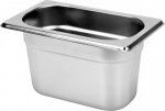 Gastronoomiline anum Gn 1/9 100 mm, 0,9 L, roostevaba teras