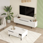 ON19-W, TV alus, ON19-W, 160x45 cm, valge
Kohvilaud, ON19-W, 90x37,6 cm, valge