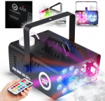 Suitsugeneraator 3in1 Led Rgb ja diskokuuliga, 600w