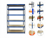 Metallist riiul Helios Hbn 180x150x30cm, 6 riiulit, 275kg/riiul