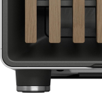 Korpus Fractal Design North Pc &uuml;mbris, valge, puitelementide ja klaasiga
