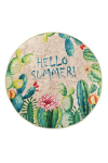 Vonios kilimėlis Foutastic Hello Summer 359CHL4234, 100x100 cm