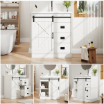 Vannitoa kapp valamuga, MDF, metall, 73x46,5x87,5 cm, 1 tk