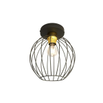 Emibig laelamp Nest 1 BL Gold, must/kuldne