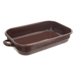 Ristk&uuml;likukujuline emailitud k&uuml;psetuspott Pruun 22 l 34x185x65 cm Orion