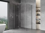 Mexen Mist-H T hinged left shower cabin 75 x 85 cm, transparent, chrome - 8A5T-075-085-01-00-L