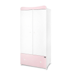 Komoda Lorelli Exclusive, valge/roosa