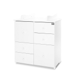 Kummut Lorelli Cupboard New, 2 sahtlit, valge