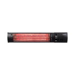 Eurom Golden 2000 Slim infrapuna terrassisoojendi v&auml;litingimustes 2000W IP65 pult kuni 25m2 must