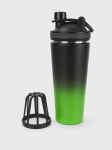 Roostevabast terasest termoisolatsiooniga &scaron;eiker Kiptyg, must/roheline, 750 ml
