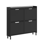 SoBuy Kingakapp FSR100-E-SCH Must 100&times;19&times;93 cm MDF